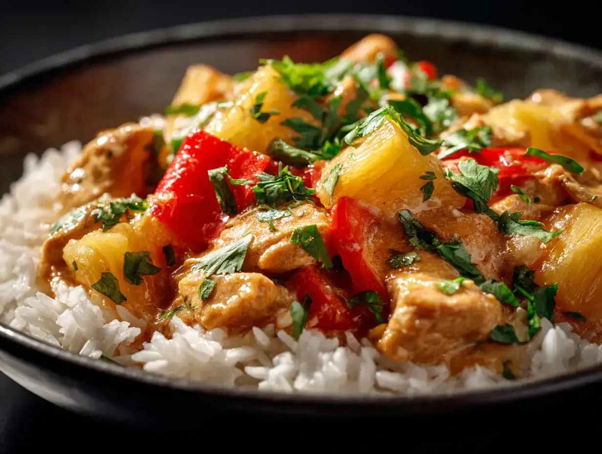 Sweet & Spicy Pineapple Curry: Best Recipe with Mae Ploy Paste
